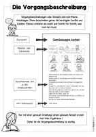 Vorschau - Arbeitsblätter - Vorgangsbeschreibungen - Übungspaket - Seite 1