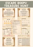Vorschau - Spiele - ESCAPE ROOM/TREASURE HUNT 2.0 - five riddles + solutions - Deckblatt