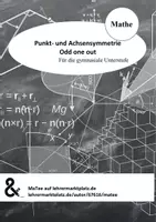 Vorschau - Arbeitsblätter - Odd one out - Punktsymmetrie und Achsensymmetrie - mit Lösung - Seite 1