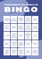Vorschau - Arbeitsblätter - Presidential Debate 2024- Bingo - Seite 2