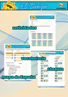 Vista previa - Unidades / Secuencias / Situaciones de Aprendizaje - El tiempo - el clima - el parte metereológico - Portada