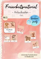 Vorschau - Spiele - Freiarbeit: Anlautkasten - Tiere (Kl. 1) - Deckblatt