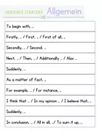 Vorschau - Merkblätter - Sentence Starters für Emails, Letters, Essays, ... - Seite 2