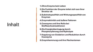 Vorschau - Präsentationen/Tafelbilder - Rolle von ATP, Enzymen und Stoffwechsel - Präsentation - Seite 3
