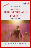 Vorschau - Arbeitsblätter - Klausur - Iphigenie auf Tauris: Analyse des 3. Aufzugs, 3. Auftritts - Deckblatt