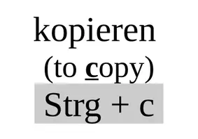 Vorschau - Poster - Shortcuts PC - Merkposter - Seite 1