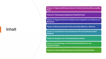 Vorschau - Präsentationen/Tafelbilder - Persönlichkeitstheorien: Tiefenpsychologisches Modell | Präsentation - Seite 3