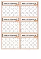 Vorschau - Fördermaterial/Inklusion - Lobsammelkarte/Stempelpass | Regenbogen - Seite 1