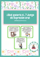 Vista previa - Juegos / Gamificación - ¿Qué pasaría sí? Juego de expresión oral - Portada