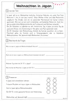 Vorschau - Arbeitsblätter - Lesetraining Weihnachten in anderen Ländern | Kl. 2 - 4 - Seite 1