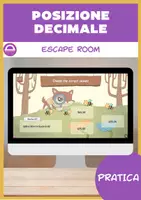 förhandsvisning - Position för decimaltal: Escape Room-aktivitet | Digital resurs 🇬🇧 - försättsblad