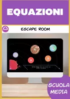 förhandsvisning - Lösa ekvationer | Digital Escape Room 🇬🇧 - försättsblad