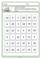 Vorschau - Arbeitsblätter - Rechenbingo 2.0 - Addition im ZR 20 - Seite 1