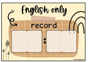 Vorschau - Poster - Englischecke: only English Poster | Förderung Einsprachigkeit - Seite 3