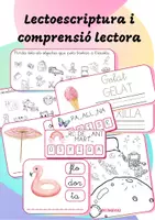 Vista previa - Hojas de trabajo - Lectoescriptura i comprensió lectora - Portada