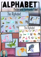 Vorschau - Poster - English Alphabet - Poster und Flashkarten - Deckblatt