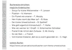 Vorschau - Unterrichtsreihen - Ideensammlung zum Klimaschutz - Umweltschutz - Müll - Plastik - Seite 3