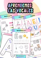 Vista previa - Manualidades / Dibujos para colorear - Las vocales - Portada