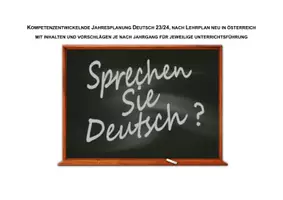 Vorschau - Lehrpläne/Lehrermaterial - Jahresplanung Deutsch 1.-4.Klasse Österreich Lehrplan Neu 25/26 - Seite 1