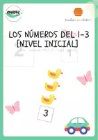 Vista previa - Refuerzo / NEE / Materiales de apoyo - LOS NÚMEROS DEL 1-3 (NIVEL INICIAL) - Portada