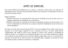 Vista previa - Refuerzo / NEE / Materiales de apoyo - IMPRIMIBLE TEACCH EL FONDO DEL MAR - página 3