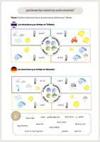 Vorschau - Arbeitsblätter - El tiempo durante las estaciones - Deckblatt