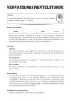 Vorschau - Arbeitsblätter - Verfassungsviertelstunde Deutsch Klasse 11: Kunstfreiheit #demokratiestärken - Seite 1