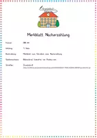 Vorschau - Merkblätter - Nacherzählung: Merkblatt & Schreibtipps (Satzanfänge) - Deutsch - Kl. 3/4 - Seite 2