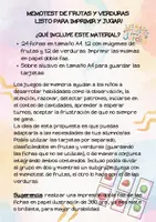 Vista previa - Juegos / Gamificación - Memotest de frutas y verduras - página 3