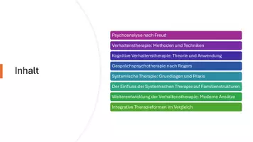 Vorschau - Präsentationen/Tafelbilder - Verhaltenstherapie, Psychoanalyse und Systemische Therapie - Seite 3