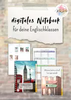 Vorschau - Anderer Materialtyp - Digitale Notebooks für deine Englischklassen - Deckblatt