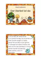 Vorschau - Arbeitsblätter - Abschreibkartei - Der Herbst ist da (inkl. Schreibheftchen) - Seite 3