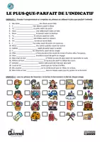 Aperçu - Feuilles d'exercices - LE PLUS-QUE-PARFAIT DE L’INDICATIF – Compréhension orale - Page 1