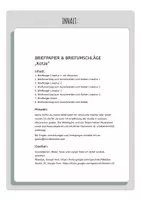 Vorschau - Mal- und Bastelvorlagen - Briefpapier und Briefumschläge "Katze" (4 Lineaturen) - Seite 1