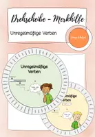 Vorschau - Fördermaterial/Inklusion - Drehscheibe - unregelmäßige Verben / starke Verben I Merkhilfe - Deckblatt