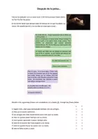 Vorschau - Arbeitsblätter - Subjuntivo nach unpersönlichen Ausdrücken – Text und Arbeitsblatt zur Festigung (Thema: Relaciones) - Deckblatt