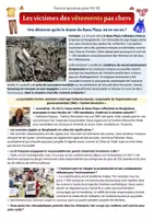 Aperçu - Feuilles d'exercices - Texte et exercices - Les conditions de travail dans l'industrie textile après le Rana Plaza - Page 1
