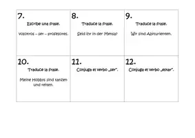 Vorschau - Aufgabenkarten - Task cards ser und estar - Seite 1