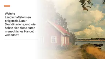Vorschau - Präsentationen/Tafelbilder - Skandinavien: Anthropogenes Handeln in einem glazial überformten Raum - Seite 1