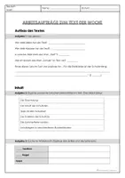 Vorschau - Arbeitsblätter - Text der Woche: Schulanfang - Seite 3