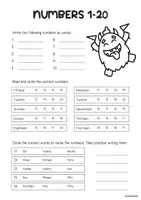 Vista previa - Hojas de trabajo - BACK TO SCHOOL - Mini book activities - página 3