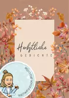 Vorschau - Unterrichtsreihen - Herbstgedichte I Lyrik I Grundlagen - Deckblatt