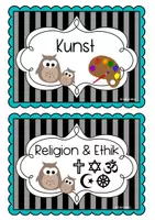 Vorschau - Präsentationen/Tafelbilder - Tagestransparenz Eule | Eulenklasse | Tafelmaterial - Seite 2