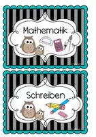 Vorschau - Präsentationen/Tafelbilder - Tagestransparenz Eule | Eulenklasse | Tafelmaterial - Seite 3