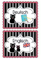 Vorschau - Bildkarten - Tagestransparenz Katze | Katzenklasse | Tafelmaterial - Seite 1