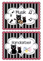 Vorschau - Bildkarten - Tagestransparenz Katze | Katzenklasse | Tafelmaterial - Seite 3