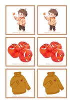 anteprima - Flashcard - MEMORY AUTUNNO - FLASHCARD - Pagina 2