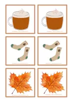 anteprima - Flashcard - MEMORY AUTUNNO - FLASHCARD - Pagina 3