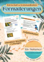 Vorschau - Arbeitsblätter - WiK - Dokumentgestaltung Materialpaket - Seite 1