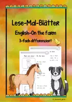 Vorschau - Arbeitsblätter - Lese-Mal-Blätter Englisch - Deckblatt